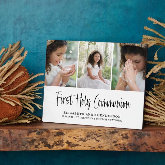 Eerste Heilige Communie Fotocollage Fotoplaat (Zijkant)