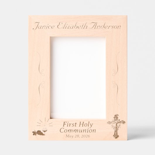 Eerste Heilige Communie gegraveerde Lijsten Lijstjes (Voorkant)