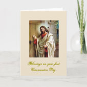 Eerste Heilige Communie - Gelukwensen - Kaart (Voorkant)