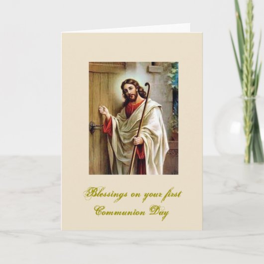 Eerste Heilige Communie - Gelukwensen - Kaart (Voorkant)