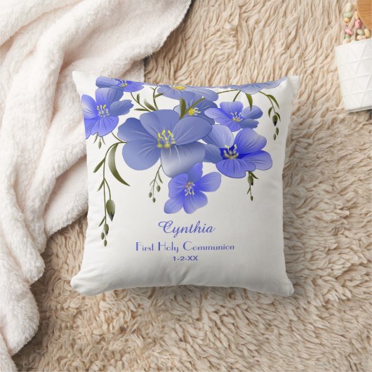 Eerste Heilige Communie, gepersonaliseerd Kussen (Deken)