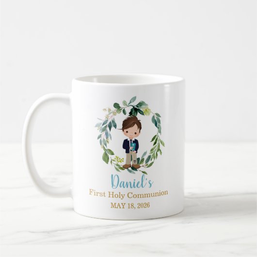 Eerste Heilige Communie Geschenken Mok Aandenken (Links)