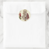 Eerste Heilige Communie Gezegende Maagd Maria Jezu Ronde Sticker (Tas)