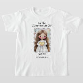 Eerste Heilige Communie - Girls Afbeelding Option  T-shirt (Laagn)
