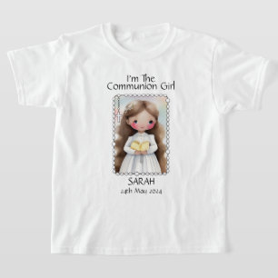 Eerste Heilige Communie - Girls Afbeelding Option T-shirt