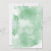 Eerste Heilige Communie Groene Waterverf Kaart (Achterkant)