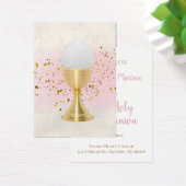 Eerste Heilige Communie herinneringskaart Visitekaartje (Bureau)