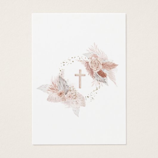 Eerste Heilige Communie herinneringskaart Visitekaartje (Voorkant)