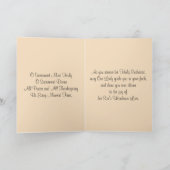 Eerste Heilige Communie Host Chalice  Rozen Feestdagen Kaart (Binnen)