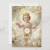 Eerste Heilige Communie Jezus Eucharistie Kaart (Achterkant)