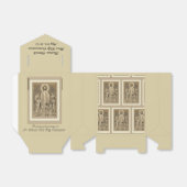 Eerste Heilige Communie Jezus Eucharistie Traditio Bedankdoosjes (Uitgevouwen)