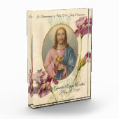 Eerste Heilige Communie Jezus Gastheer Kelk Fotoblokken (Links)