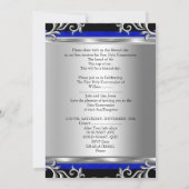 Eerste Heilige Communie jongen of meisje zilver bl Kaart (Achterkant)