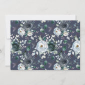 Eerste Heilige Communie Jongens Bloemenkruis Foto Kaart (Achterkant)