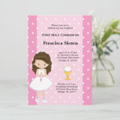 Eerste Heilige Communie Kaart (Staand voorkant)
