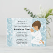 Eerste Heilige Communie Kaart (Staand voorkant)