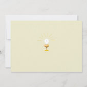 Eerste Heilige Communie Kaart (Achterkant)