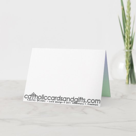 Eerste Heilige Communie Kaart (Achterkant)