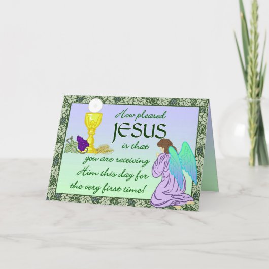 Eerste Heilige Communie Kaart (Voorkant)