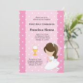 Eerste Heilige Communie Kaart (Staand voorkant)