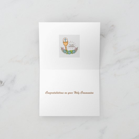 Eerste Heilige Communie Kaart (Binnen)