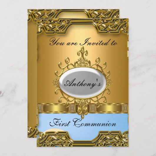 Eerste Heilige Communie Kaart (Voorkant / Achterkant)