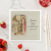Eerste Heilige Communie Katholiek Kind Jezus Host Servet (Insitu)
