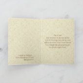 Eerste Heilige Communie Katholieke Jezus Dank U Bedankkaart (Binnen)