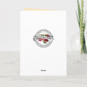 Eerste Heilige Communie Katholieke Rozen Dank u Bedankkaart (Achterkant)