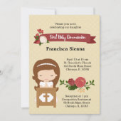 Eerste Heilige Communie * kies achtergrondkleur Kaart (Voorkant)