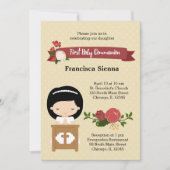 Eerste Heilige Communie * kies achtergrondkleur Kaart (Voorkant)