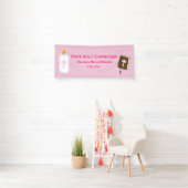 Eerste Heilige Communie * kies achtergrondkleur Spandoek (Insitu)
