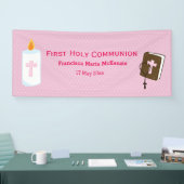 Eerste Heilige Communie * kies achtergrondkleur Spandoek (Beurs)