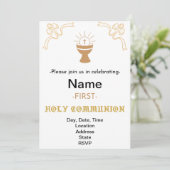 EERSTE HEILIGE COMMUNIE KLASSIEKER KAART (Staand voorkant)