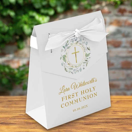 Eerste Heilige Communie Laurierkrans Bedankdoosjes