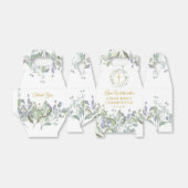 Eerste Heilige Communie Lauwerkrans Gouden Kruis Bedankdoosjes (Uitgevouwen)