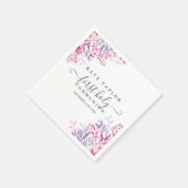 Eerste Heilige Communie Lavendel Wilde Bloemen Servet (Hoek)