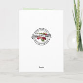 Eerste Heilige Communie Maagd Maria Bloemen Feestdagen Kaart (Achterkant)