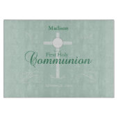 Eerste Heilige Communie, Manuscript in Zacht Groen Snijplank (Voorkant)