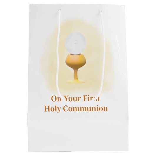 Eerste Heilige Communie Medium Cadeauzakje (Achterkant)
