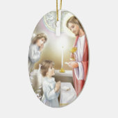 Eerste Heilige Communie meisje Keramisch Ornament (Links)