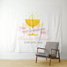 Eerste Heilige Communie meisjes Persoonlijk Wandkleed