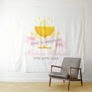 Eerste Heilige Communie meisjes Persoonlijk Wandkleed