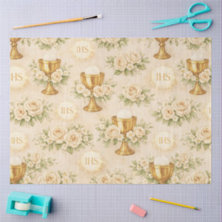 Eerste Heilige Communie Ontwerp #10 Tissuepapier