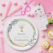 Eerste Heilige Communie Papieren Bordje (Feest)