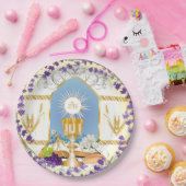 Eerste Heilige Communie Papieren Bordje (Feest)