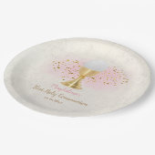 Eerste Heilige Communie Papieren Bordje (Gekanteld)