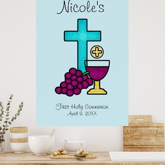 Eerste Heilige Communie Poster (Keuken)