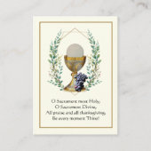 Eerste Heilige Communie - Prayer Visitekaartje (Voorkant)