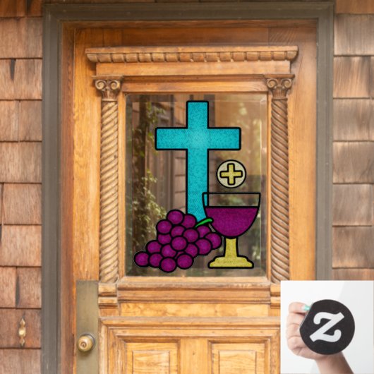 Eerste Heilige Communie Raamsticker (Huis Deur)